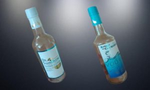 shrink capsules on wine bottles