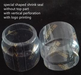 special shaped shrink caps